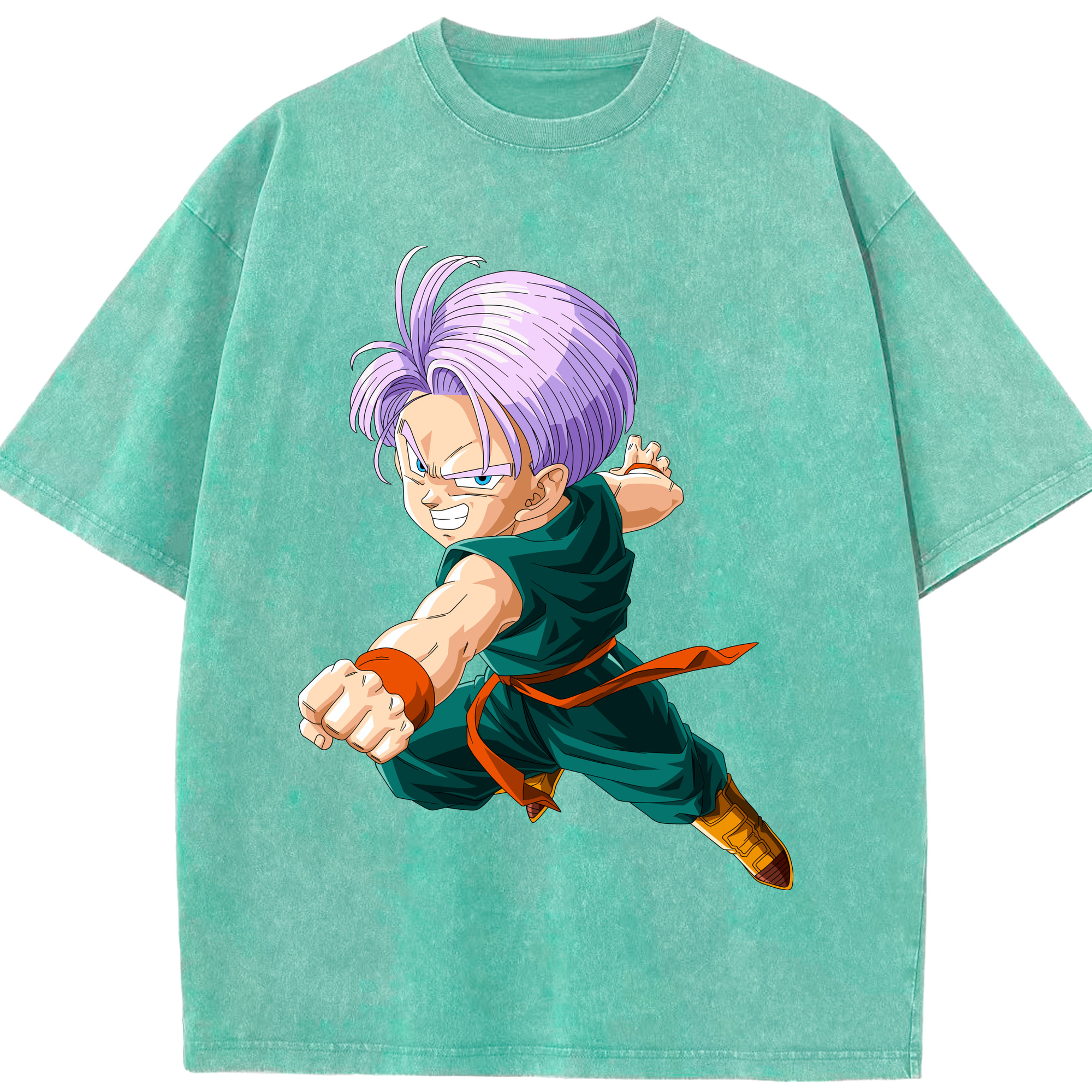 （画像用） 北斗の拳 Fist of the North Star 綿100% ヴィンテージ風 半袖Tシャツ（フロントプリント）